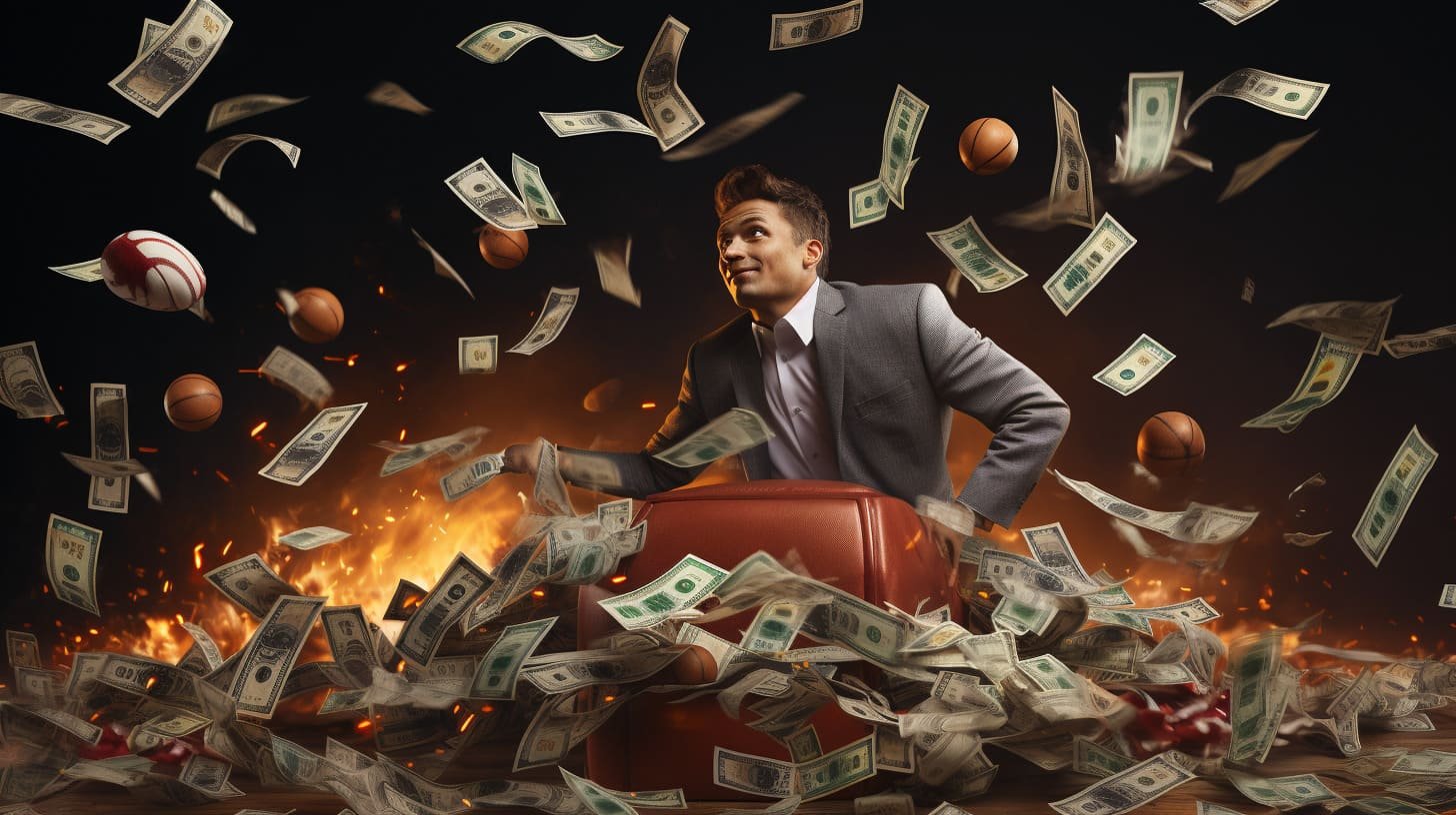 Ilustrasi tampilan aplikasi 7mmbet di smartphone dengan warna gelap